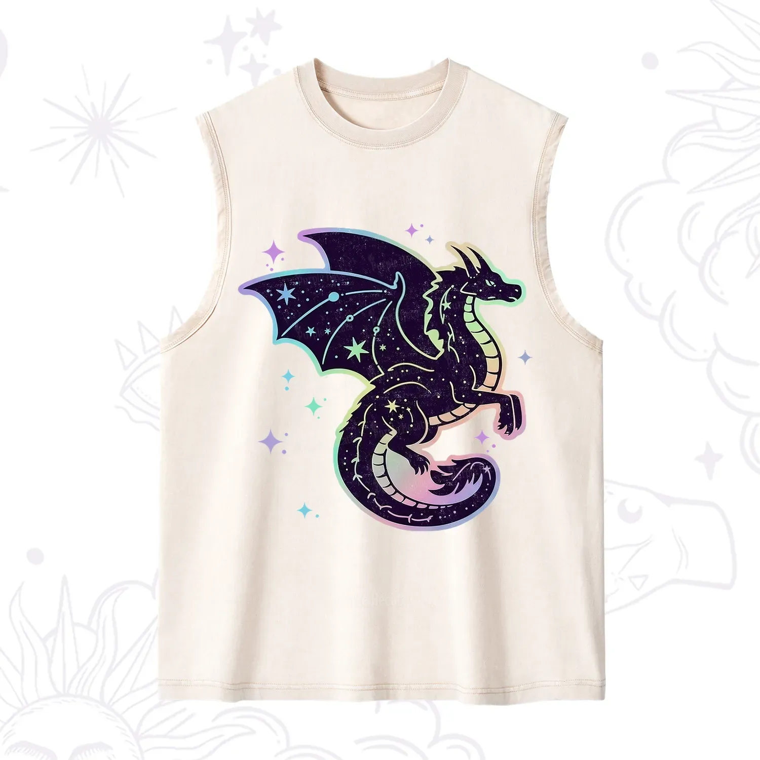 Purplehecate Celestial Dragon Washed Tank