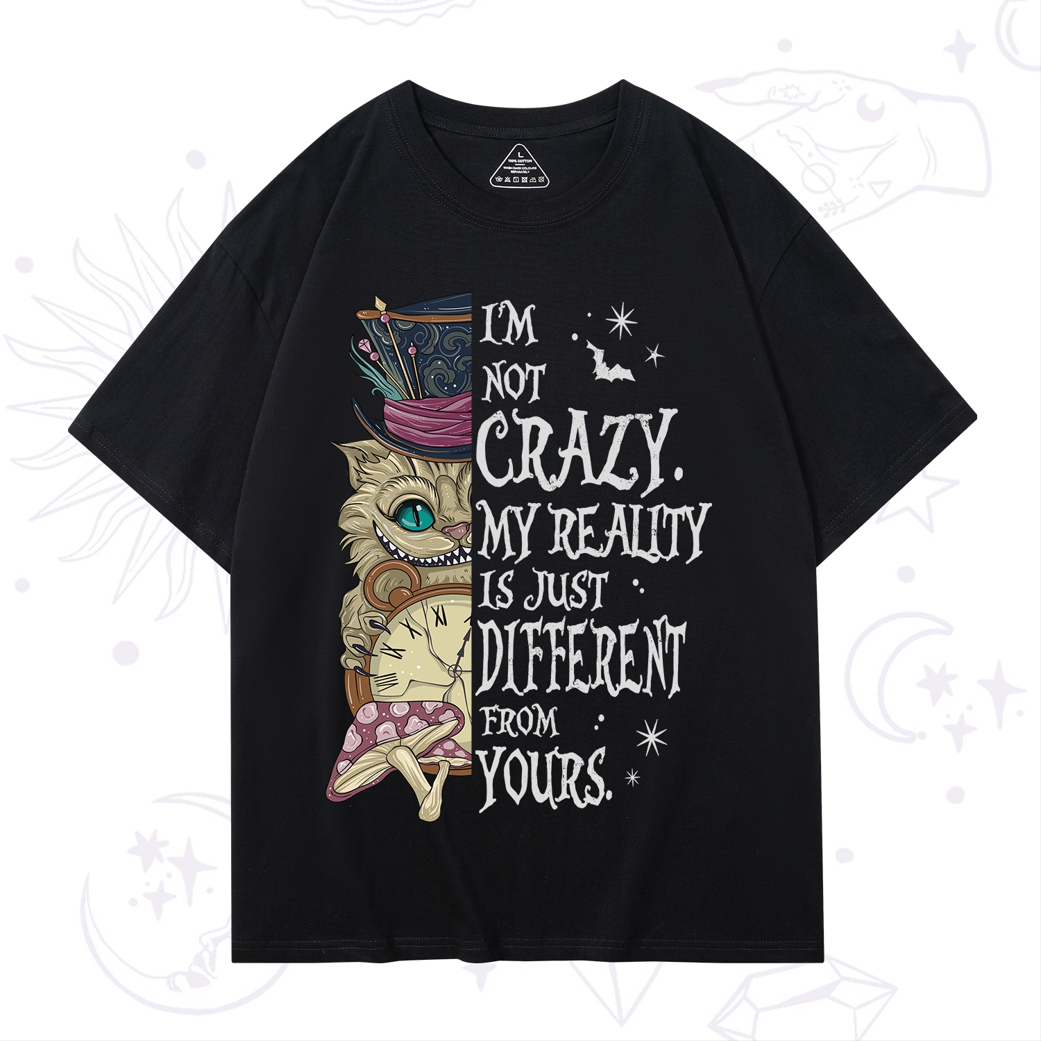 Purplehecate I'm Not Crazy My Reality Is Just Different From Yours T-Shirt