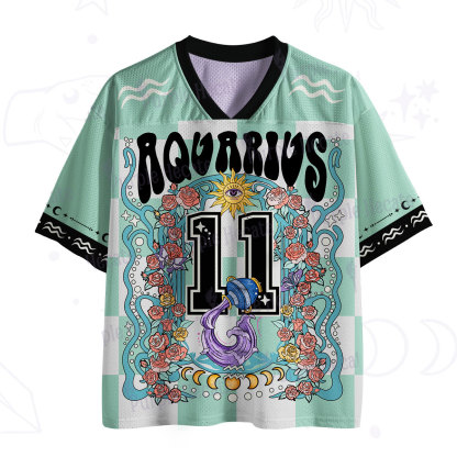 Purplehecate Aquarius Spirit Zodiac Mesh Jersey