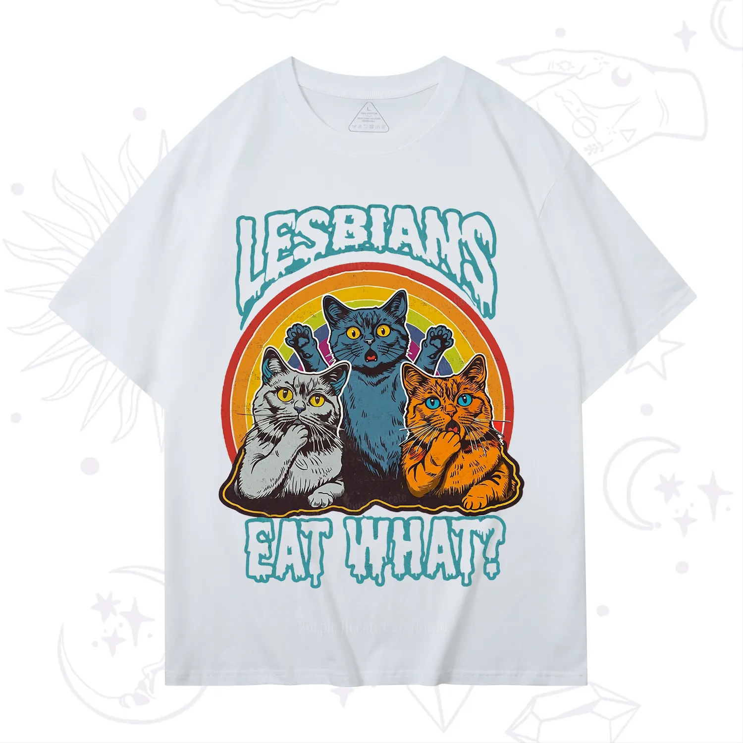 Purplehecate Lesbians eat what T-Shirt