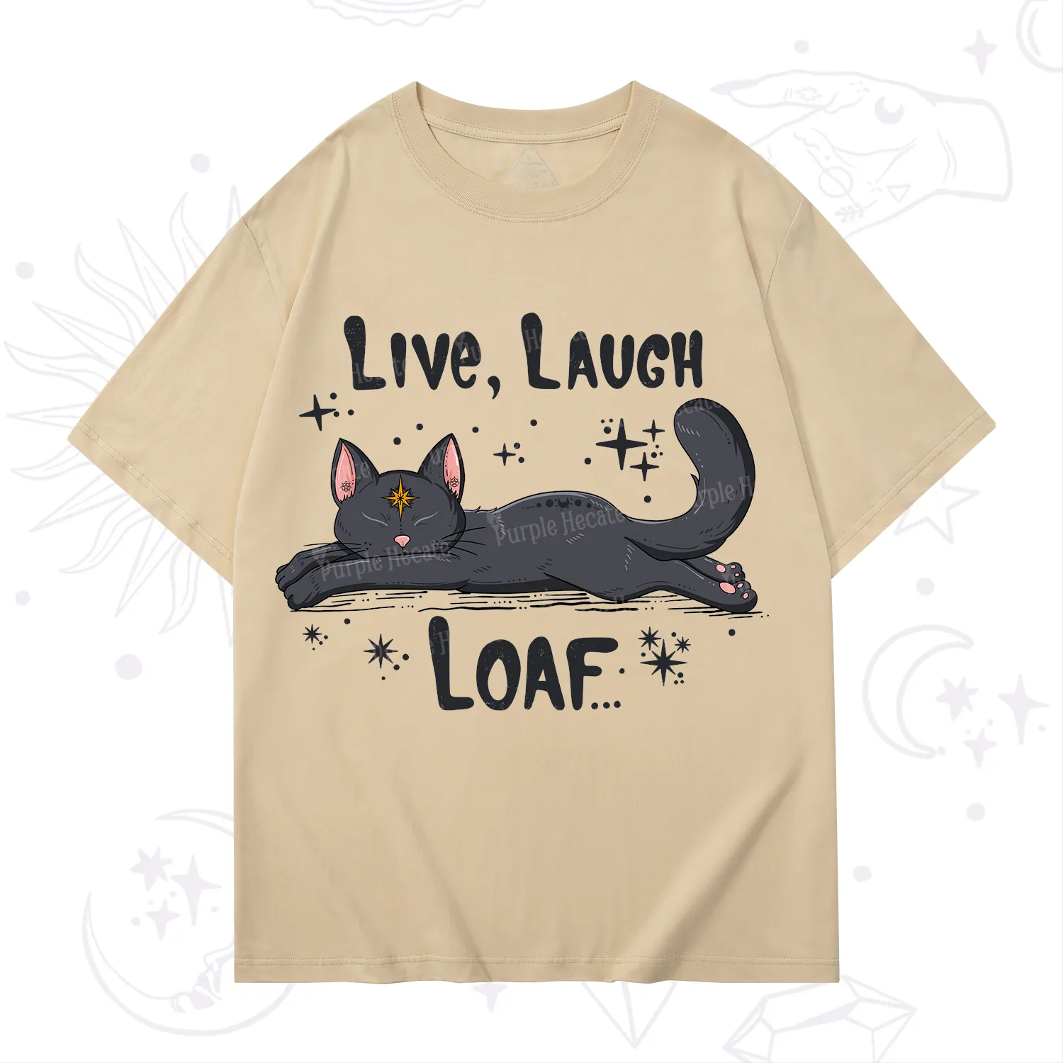 Purplehecate Live Laugh Loaf T-Shirt