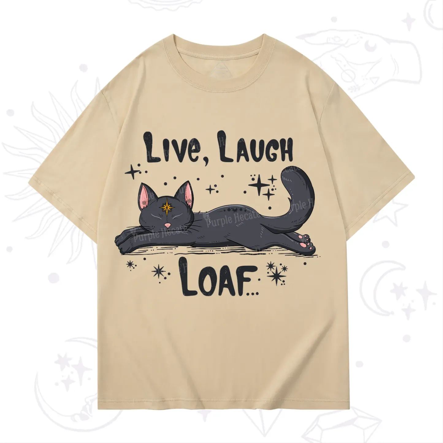 Purplehecate Live Laugh Loaf T-Shirt