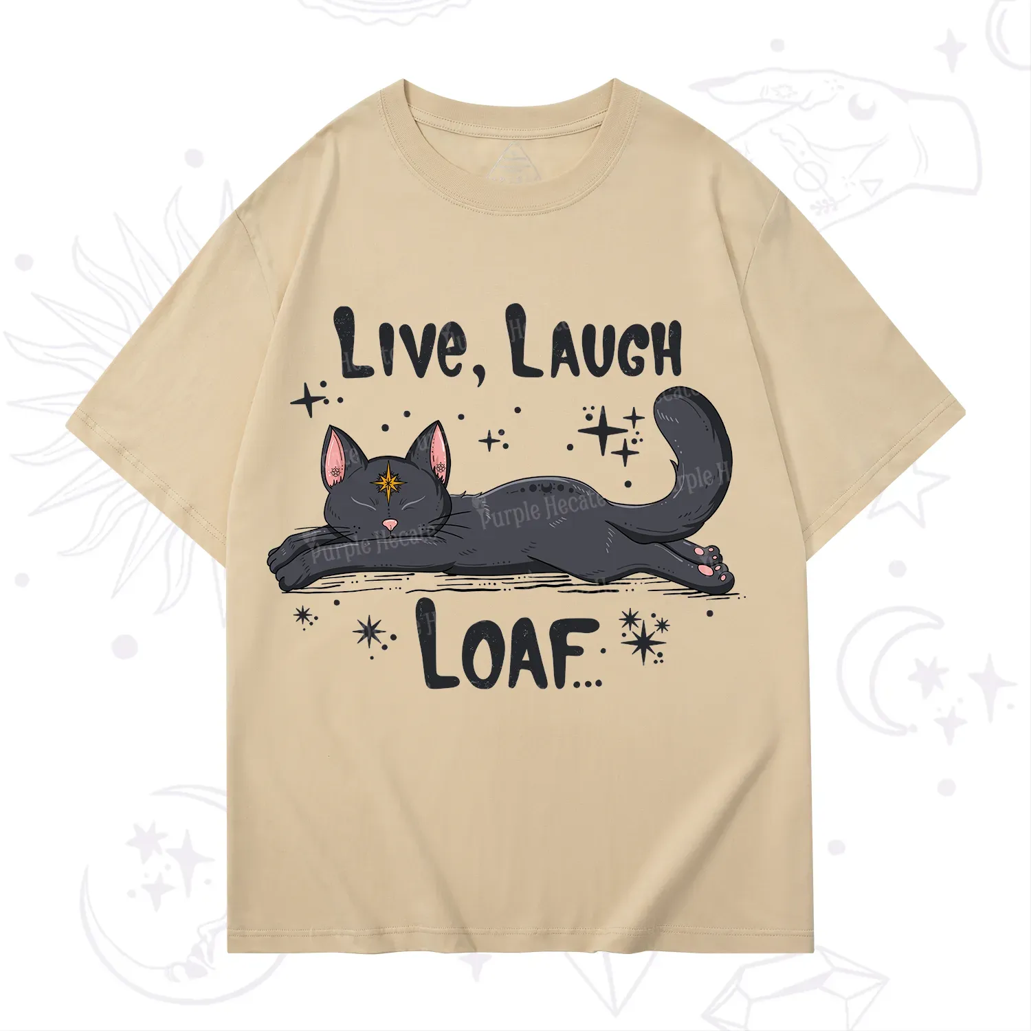 Purplehecate Live Laugh Loaf T-Shirt