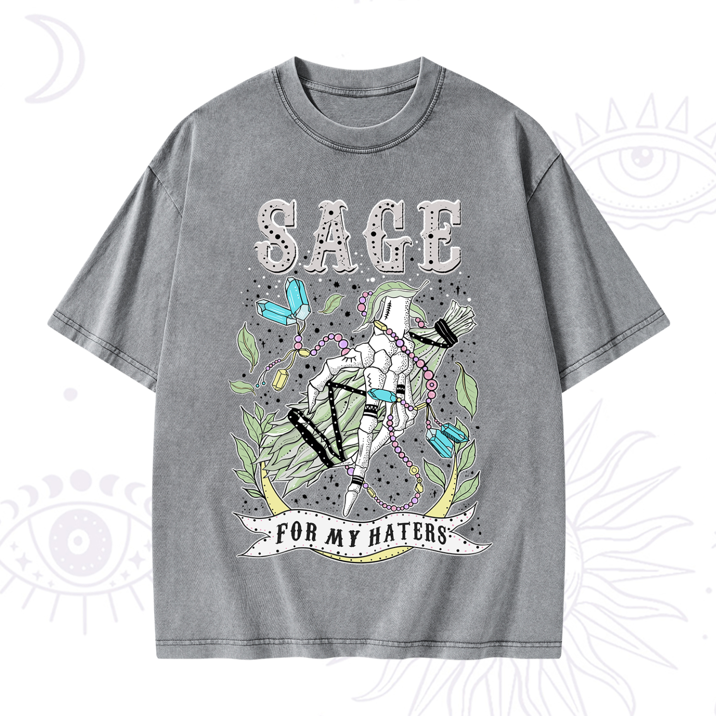 Purplehecate Sage For My Haters Washed T-Shirt