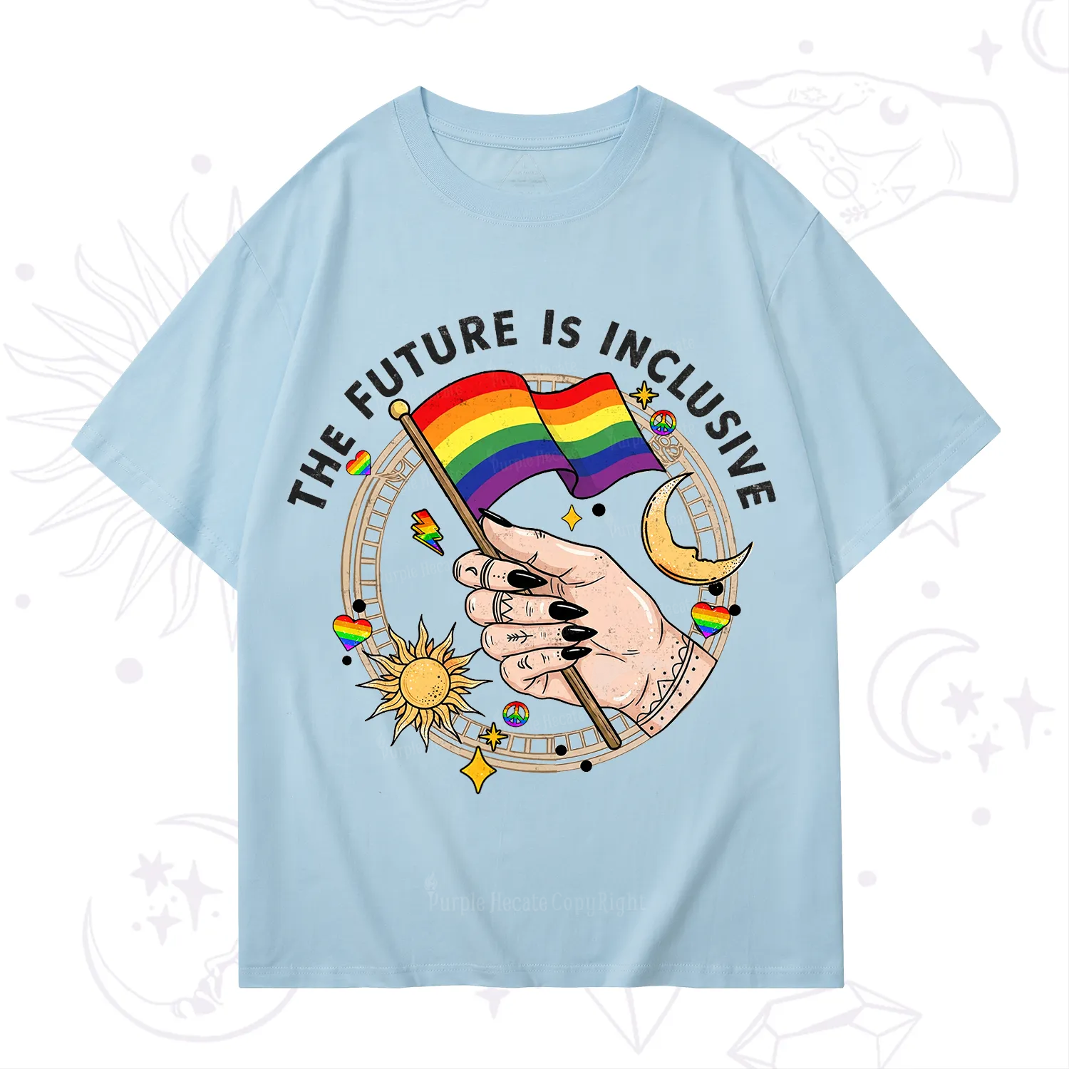 Purplehecate The Future Is Inclusive T-Shirt