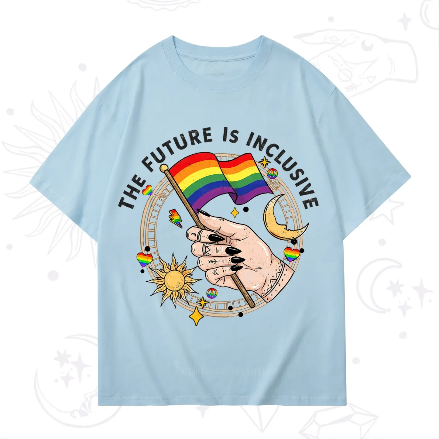 Purplehecate The Future Is Inclusive T-Shirt