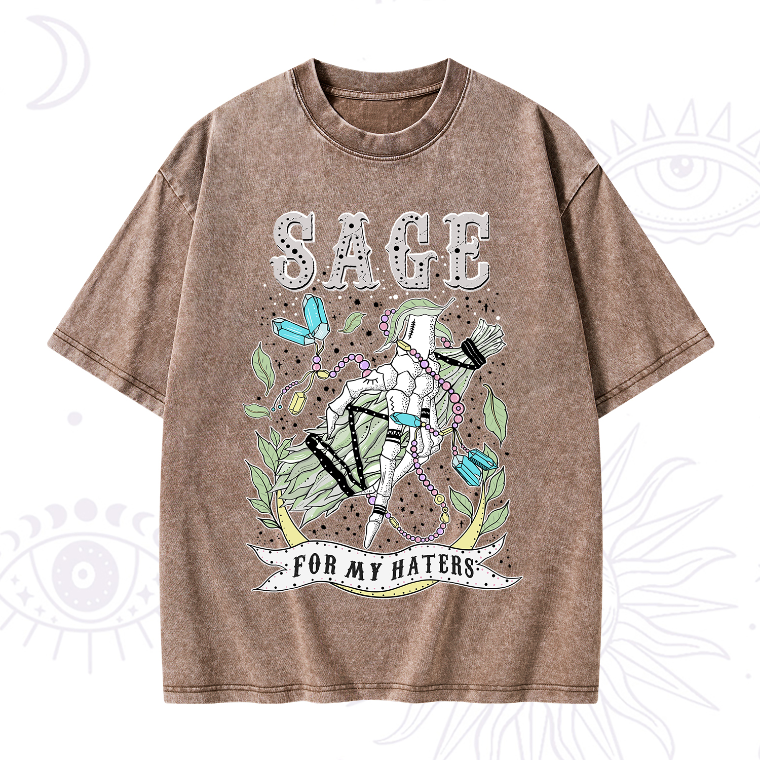 Purplehecate Sage For My Haters Washed T-Shirt