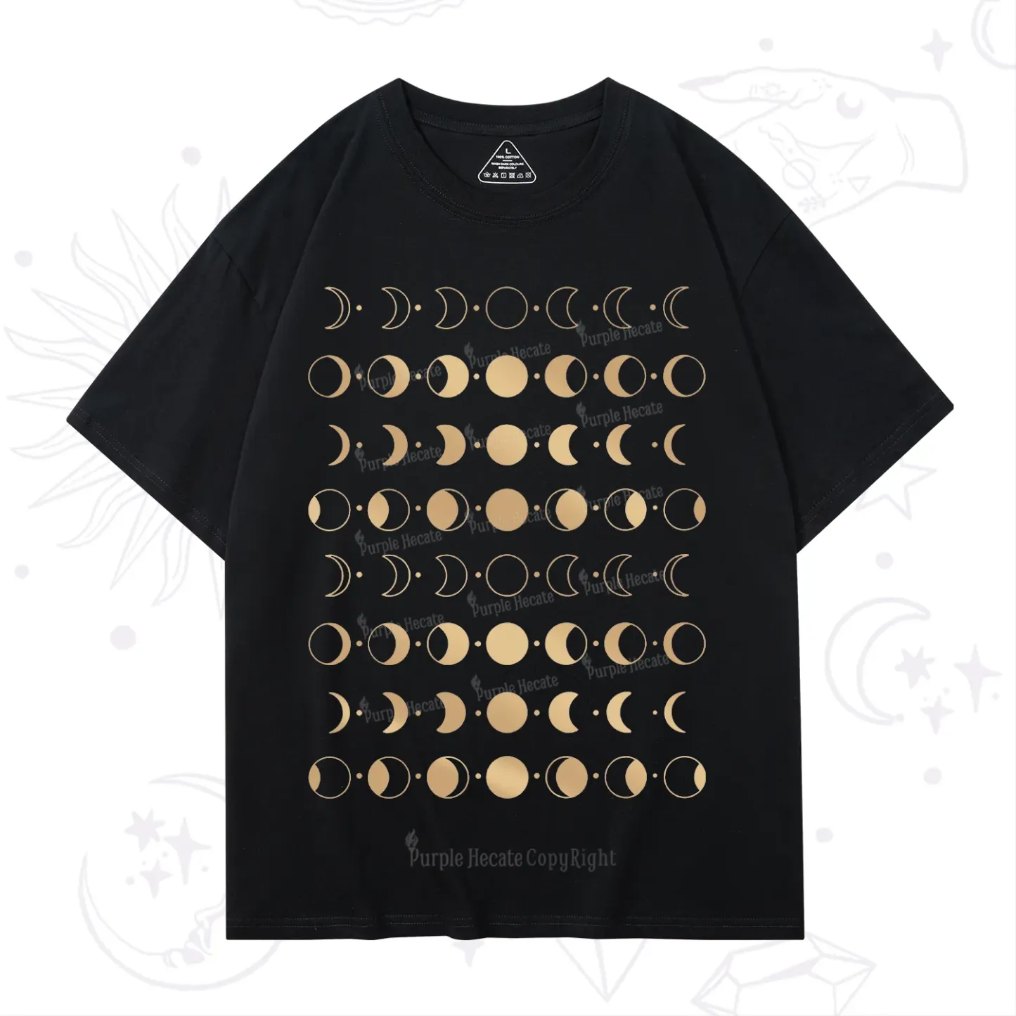 Purplehecate Phases Of Moon T-Shirt