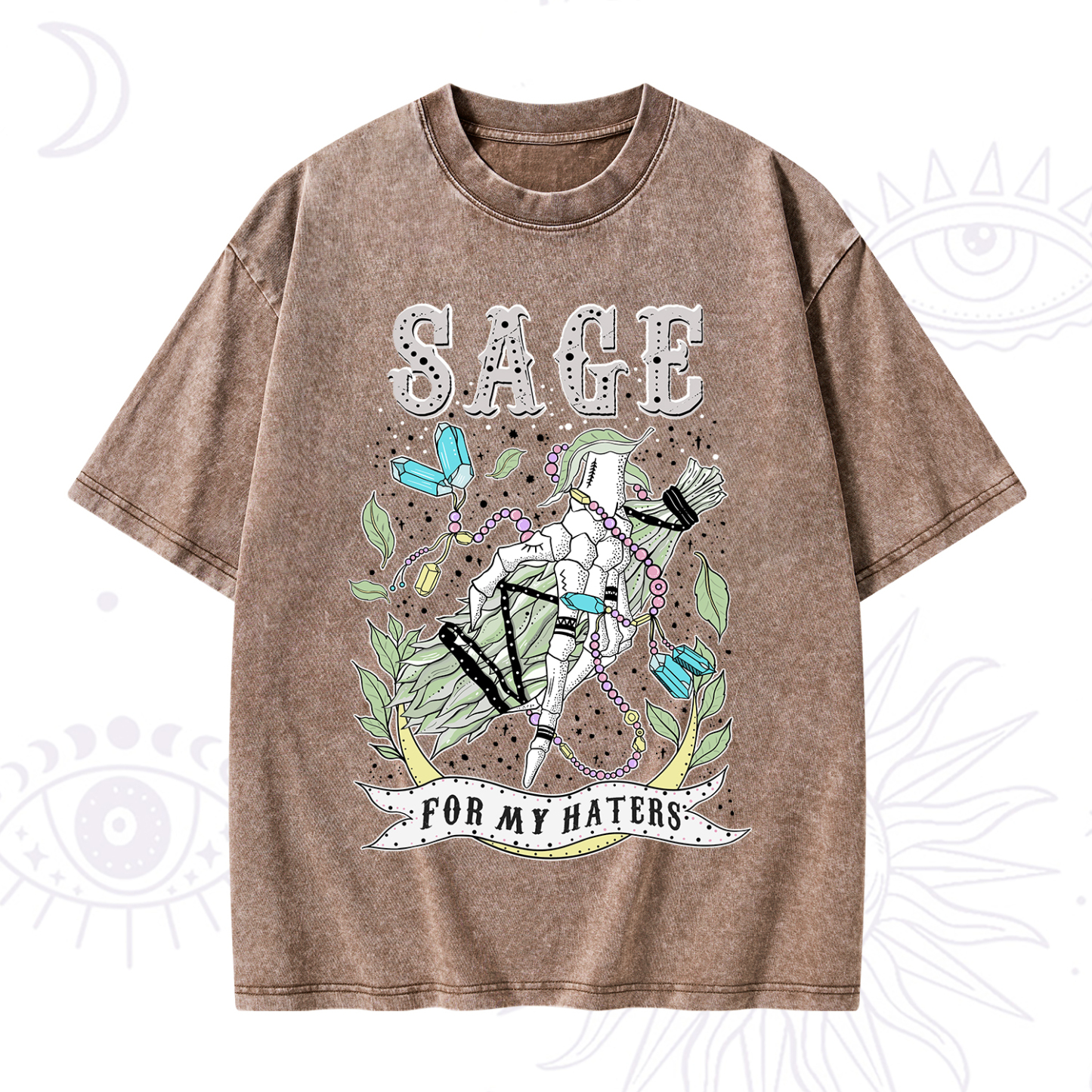 Purplehecate Sage For My Haters Washed T-Shirt