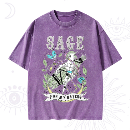 Purplehecate Sage For My Haters Washed T-Shirt