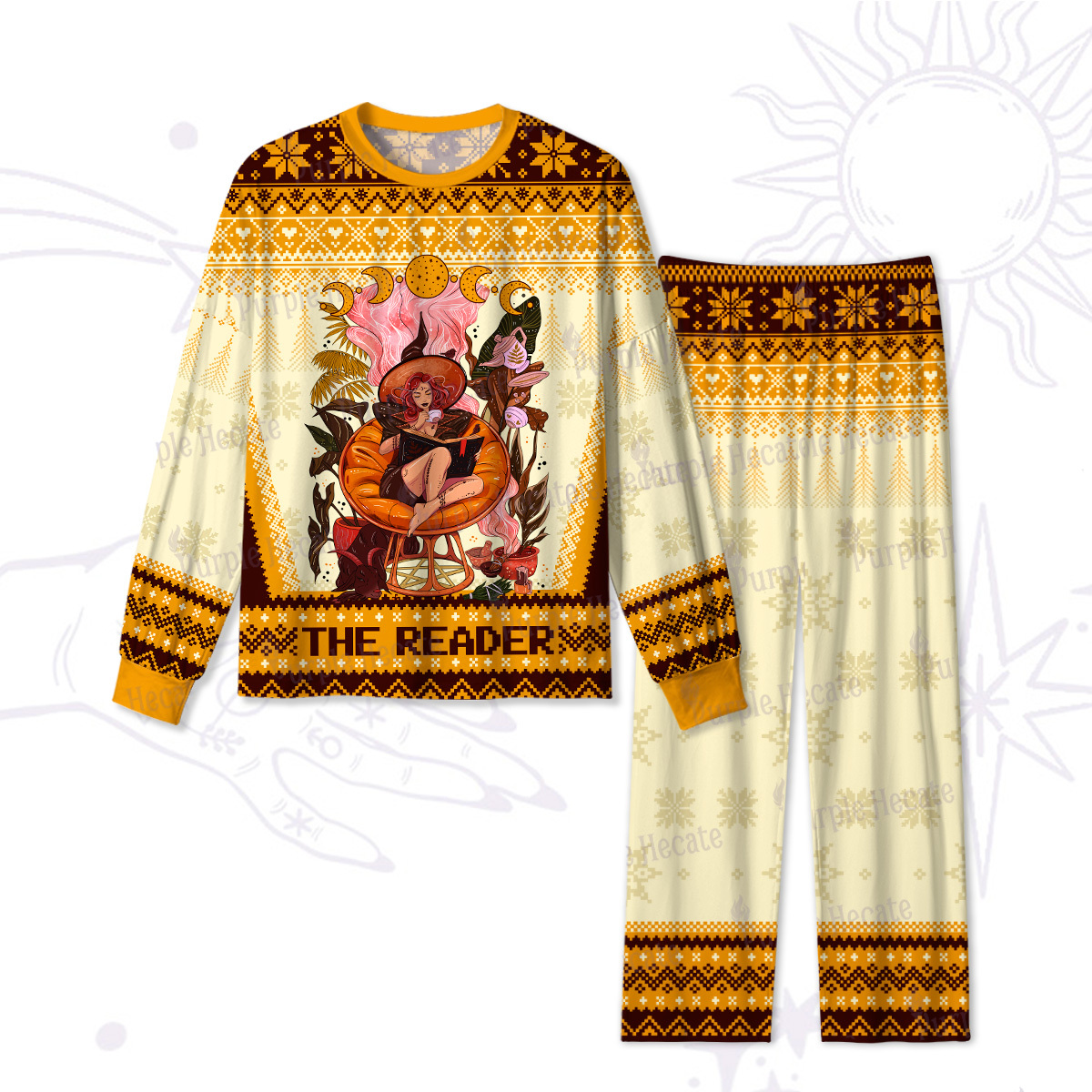 Purplehecate The Reader Moonlit Tales Christmas Pajamas