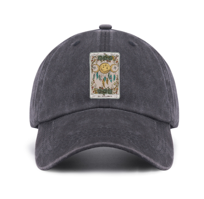 Purplehecate The Triple Moon Tarot Card Baseball Cap