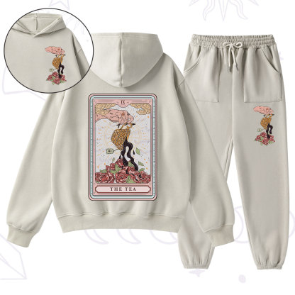 Purplehecate The Tea Food Tarot Fleece Hoodie Suit