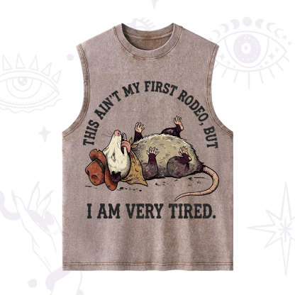 Purplehecate This Ain't My First Rodeo Washed Tank