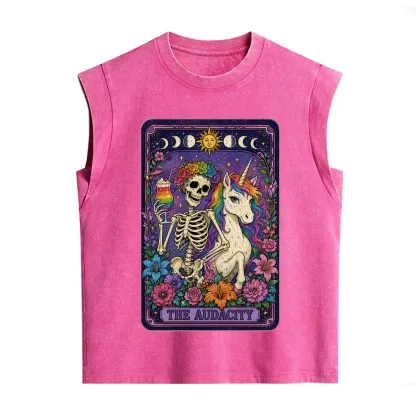 Purplehecate The Audacity Tarot Pride Rainbow Vintage Washed Tank