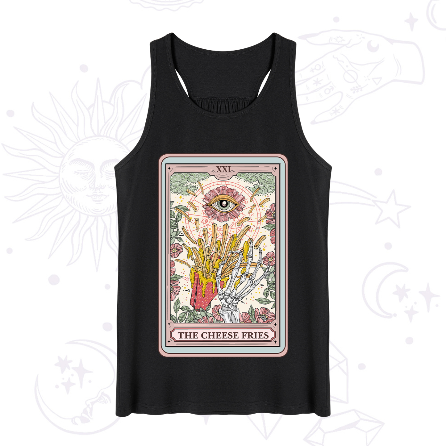Magic Purplehecate The Cheese Fries Tarot Tank