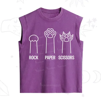 [Copy]Purplehecate Black Cat Vintage Washed Tank
