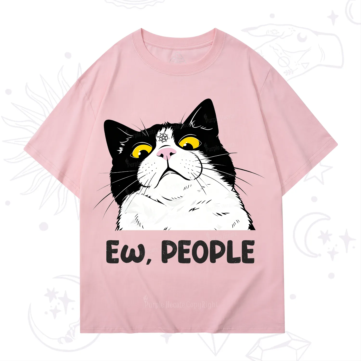 Purplehecate Ew People Cat T-Shirt