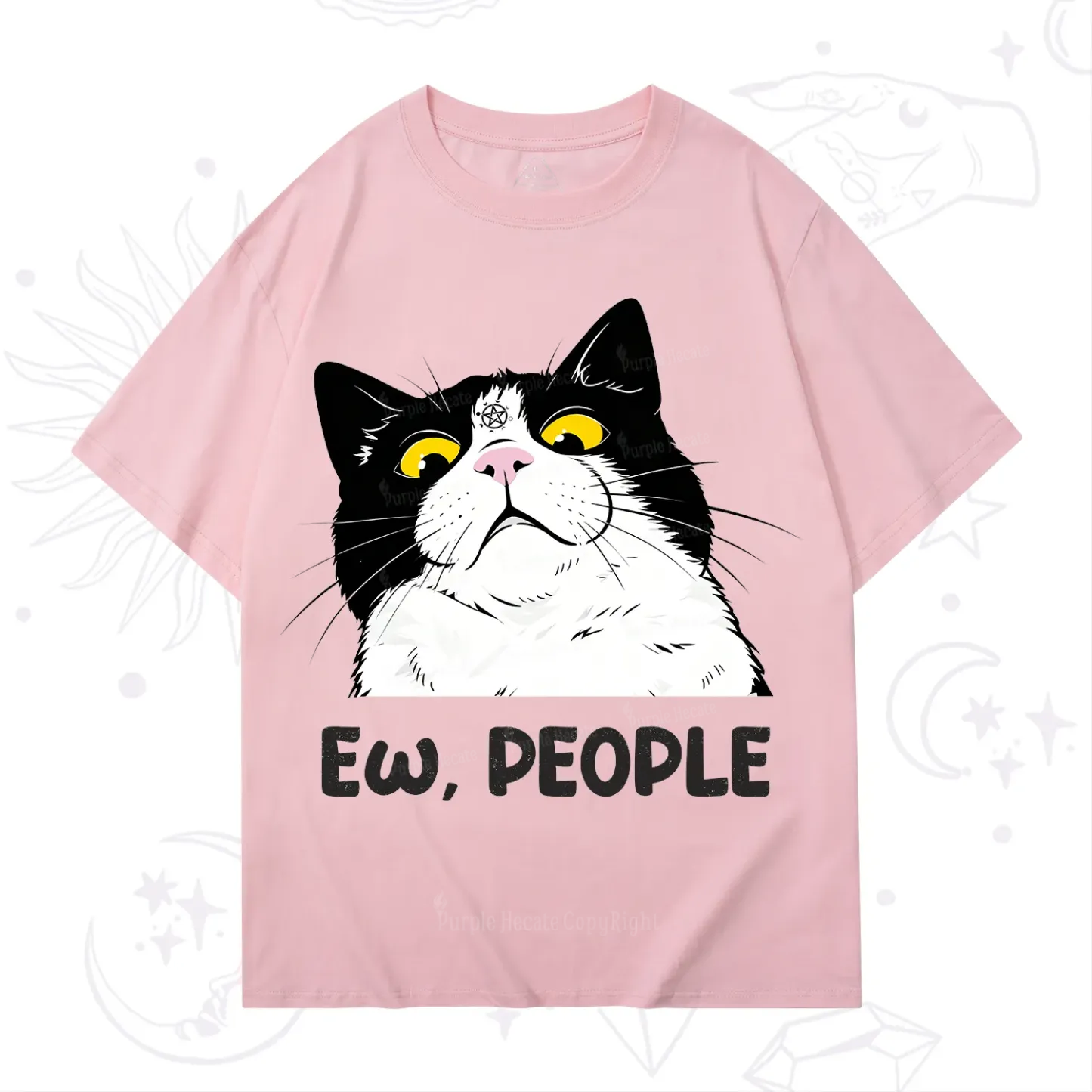 Purplehecate Ew People Cat T-Shirt