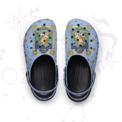 Purplehecate Virgo Zodiac Rubber Clogs