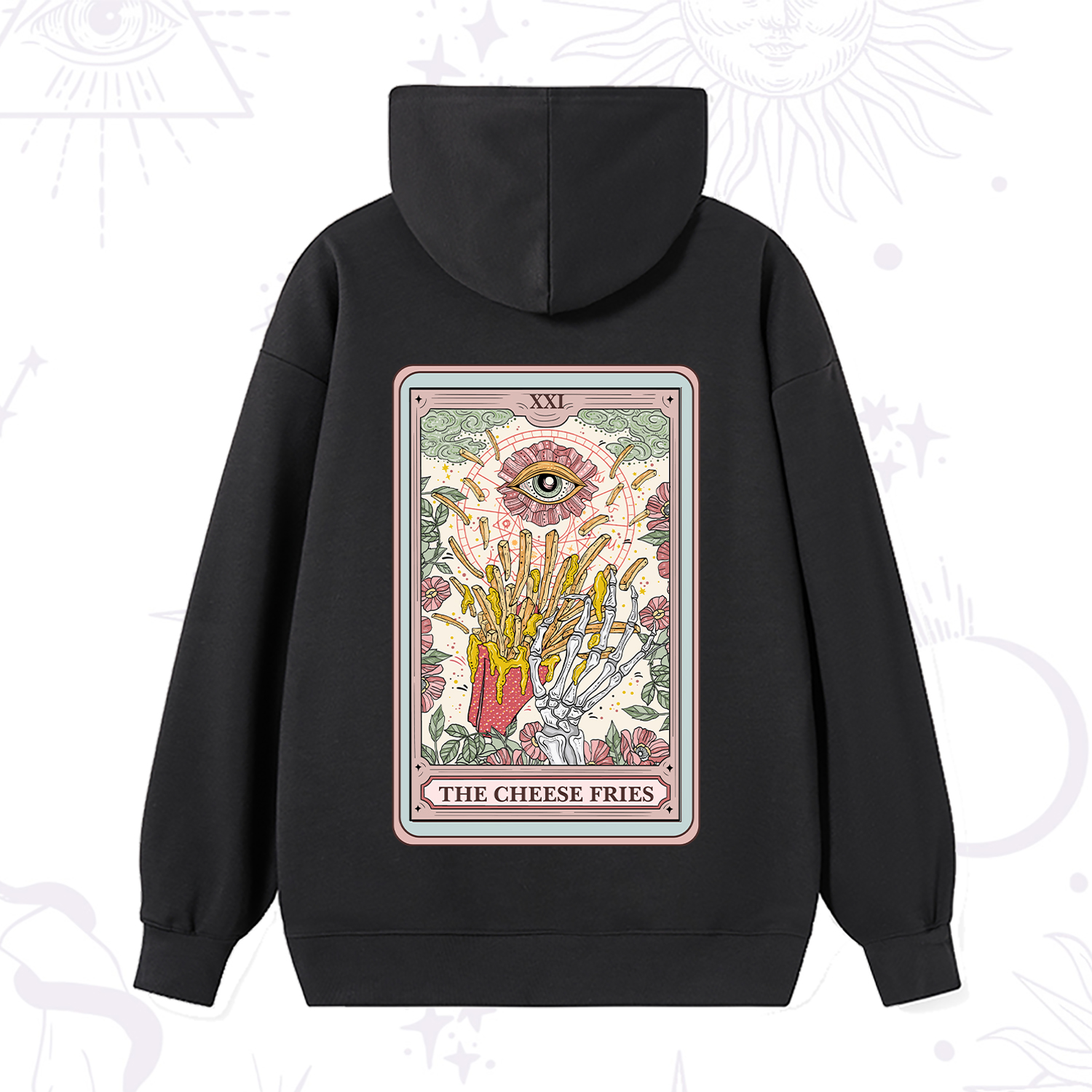 Purplehecate The Cheese Fries Tarot Hoodie