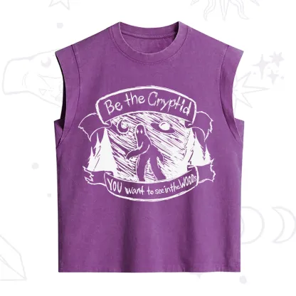 Purplehecate Be the Cryptid Vintage Washed Tank