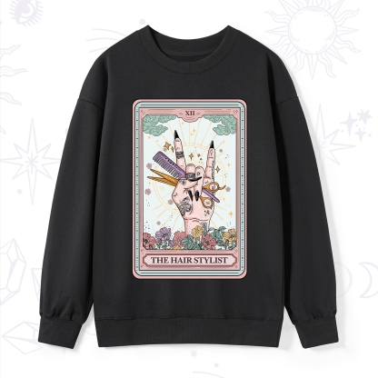 Purplehecate The Hair Stylist Tarot Sweatshirt