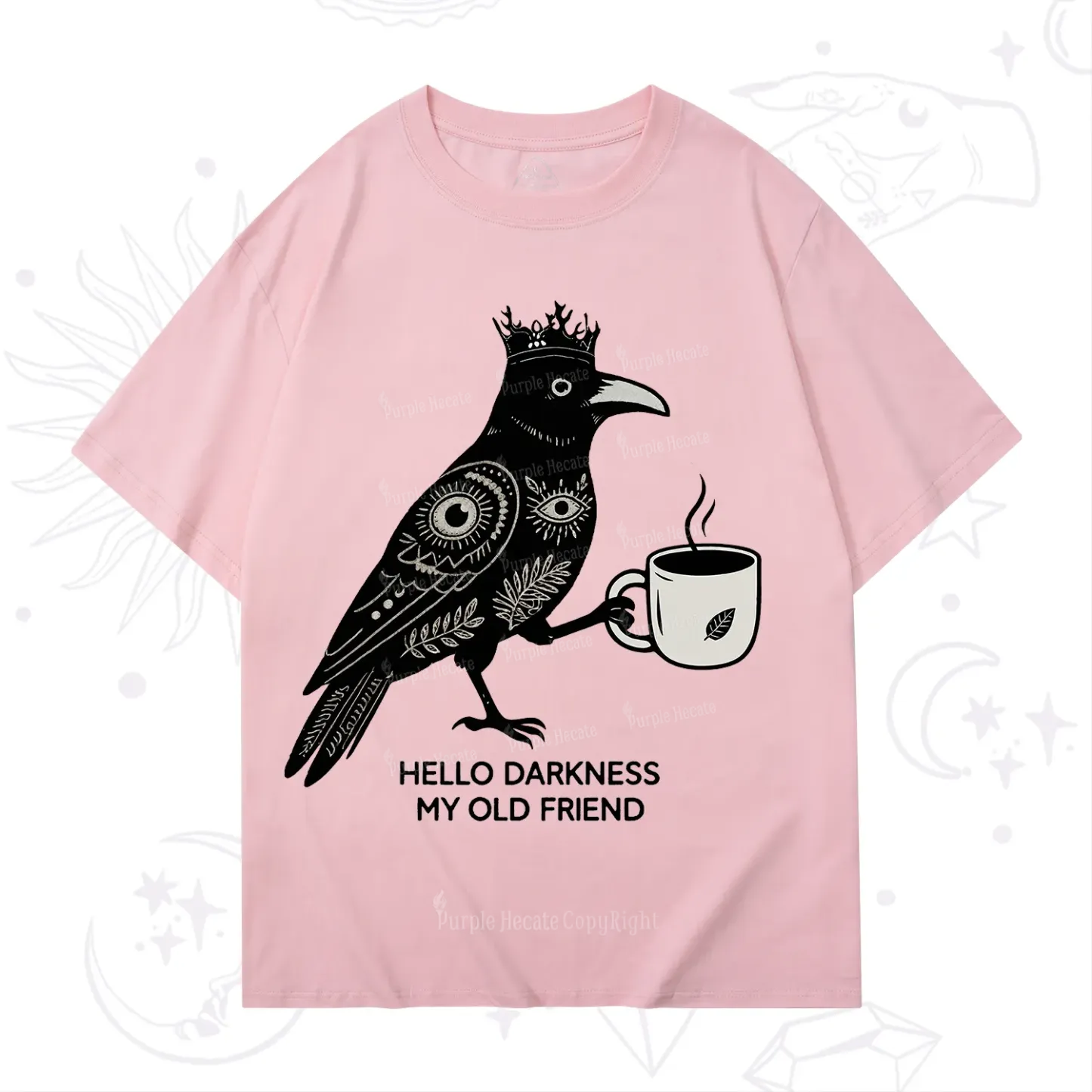 Purplehecate Hello Darkness My Old Friend T-Shirt