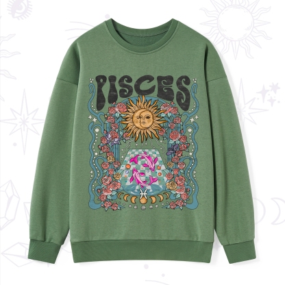 Purplehecate Pisces Spirit Zodiac Sweatshirt