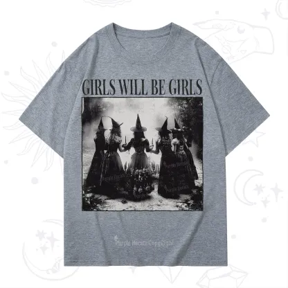 Purplehecate Girl Will Be Girl Witch T-Shirt