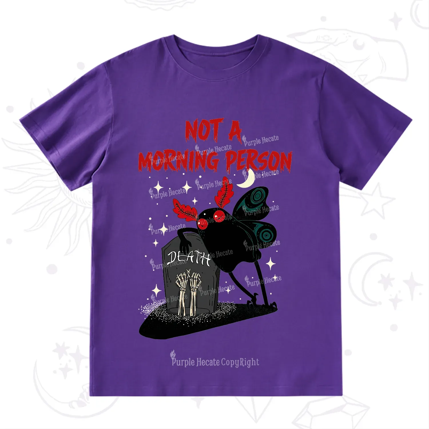 Purplehecate Not A Morning Person T-Shirt