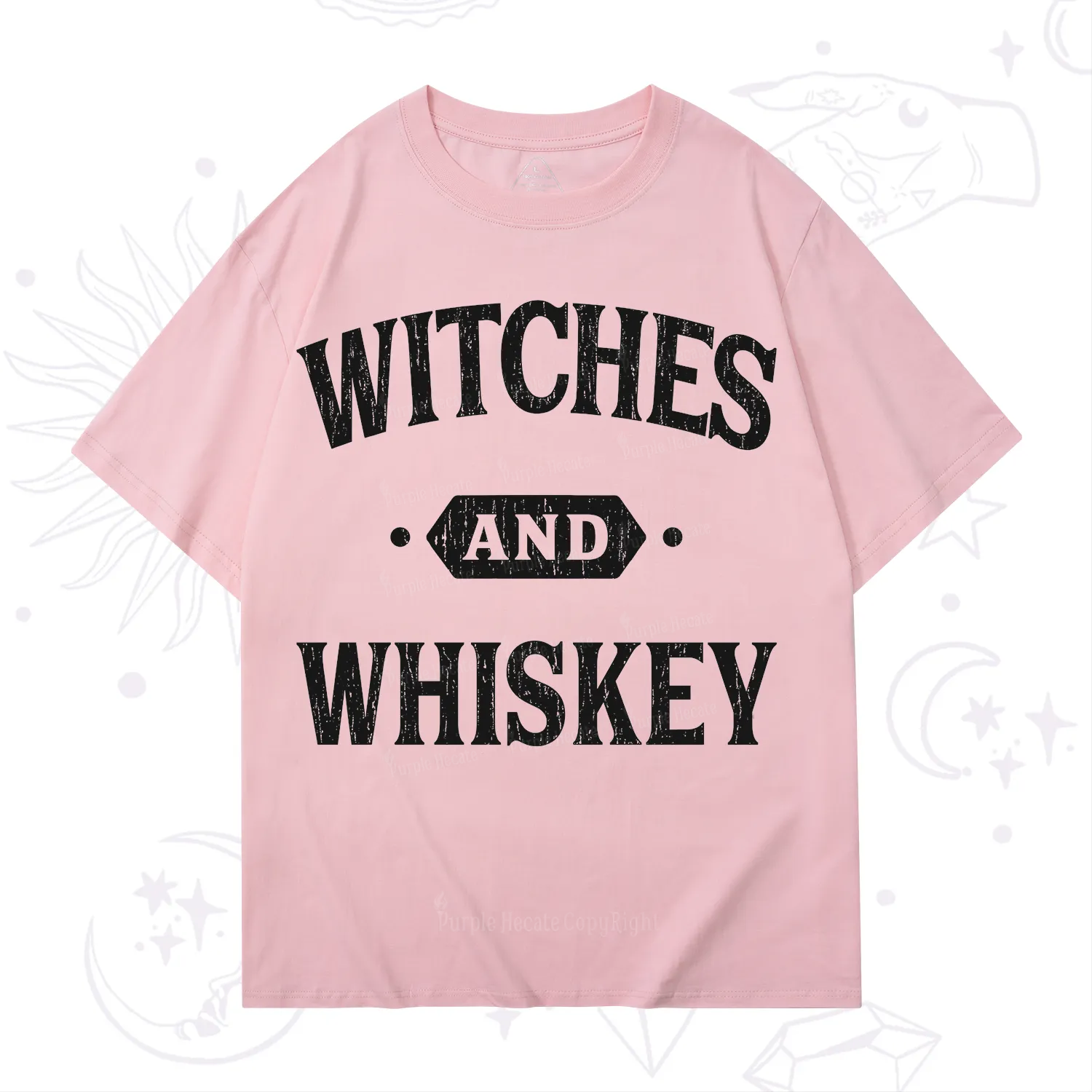 Purplehecate Witches and Whiskey T-Shirt