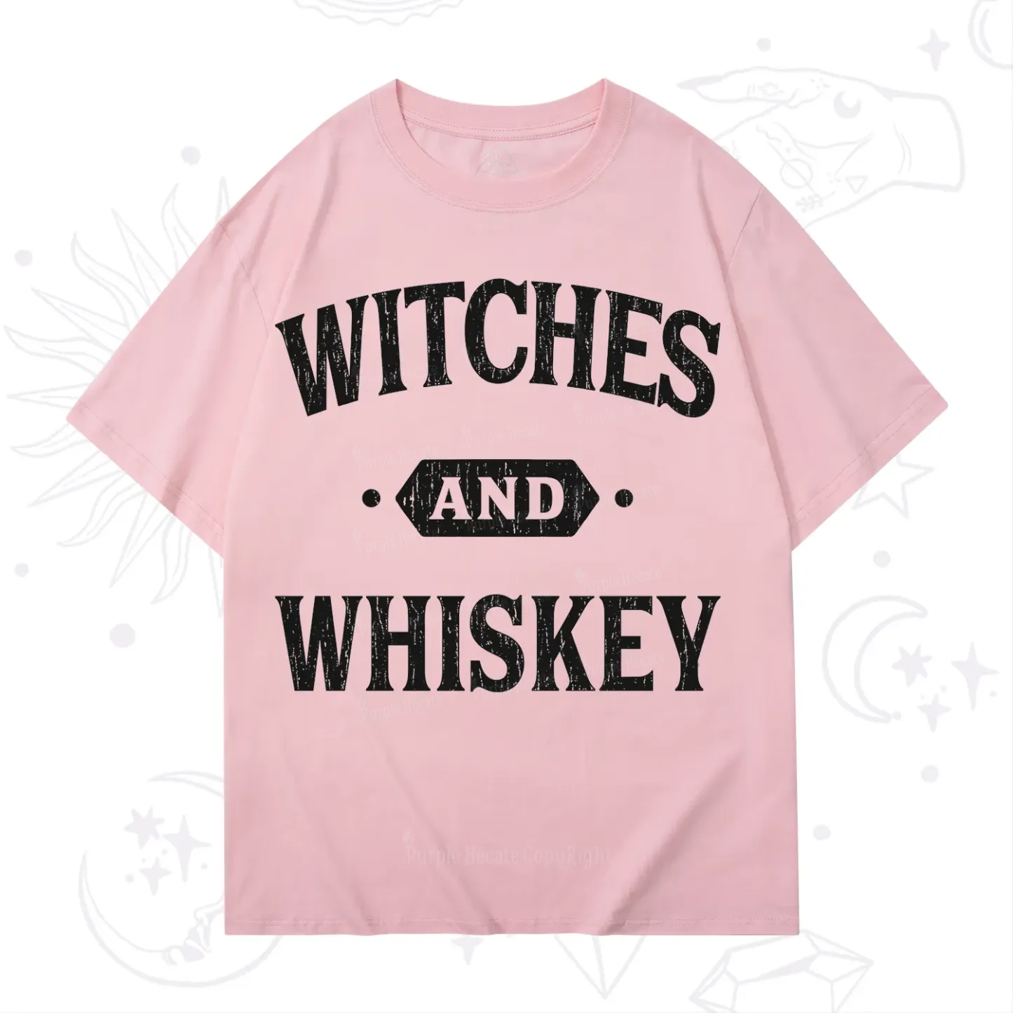 Purplehecate Witches and Whiskey T-Shirt