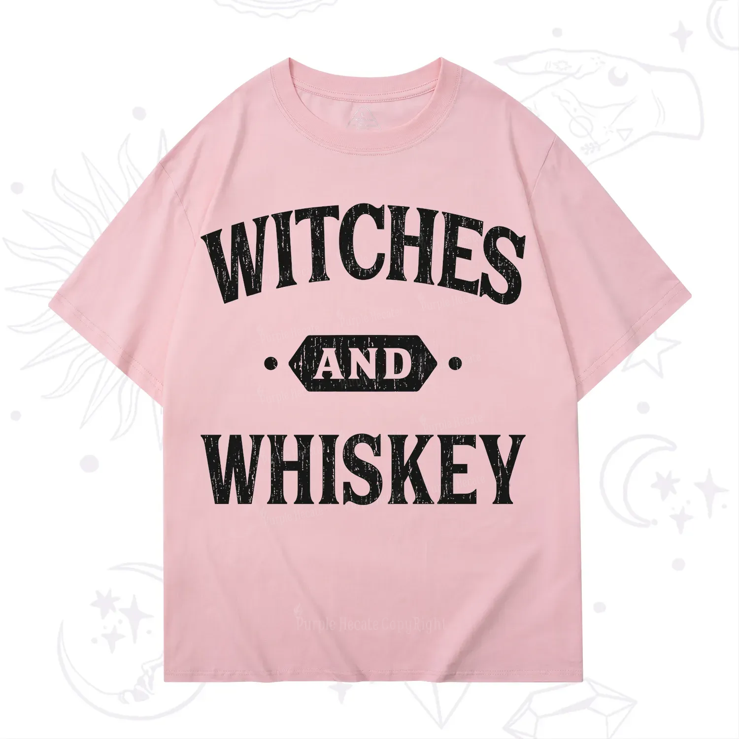 Purplehecate Witches and Whiskey T-Shirt