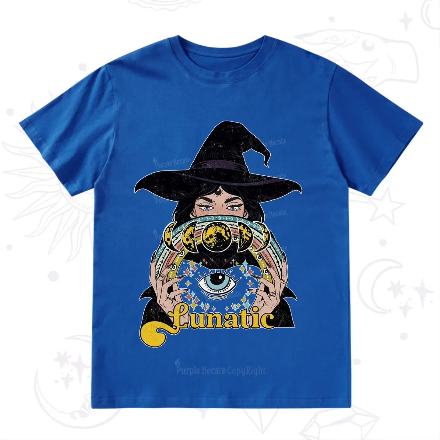 Purplehecate Witch of the Lunatic Moon Phase T-Shirt