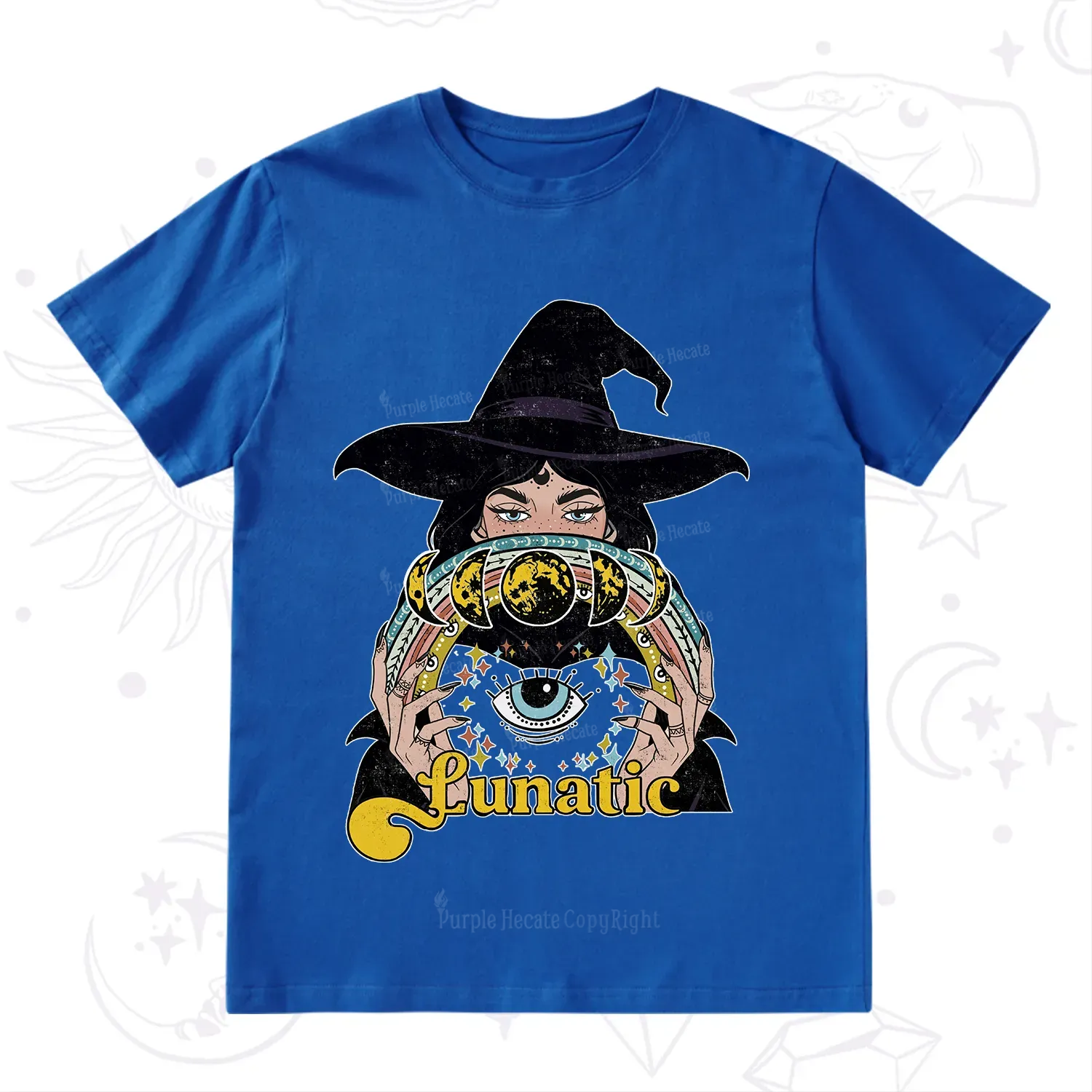 Purplehecate Witch of the Lunatic Moon Phase T-Shirt