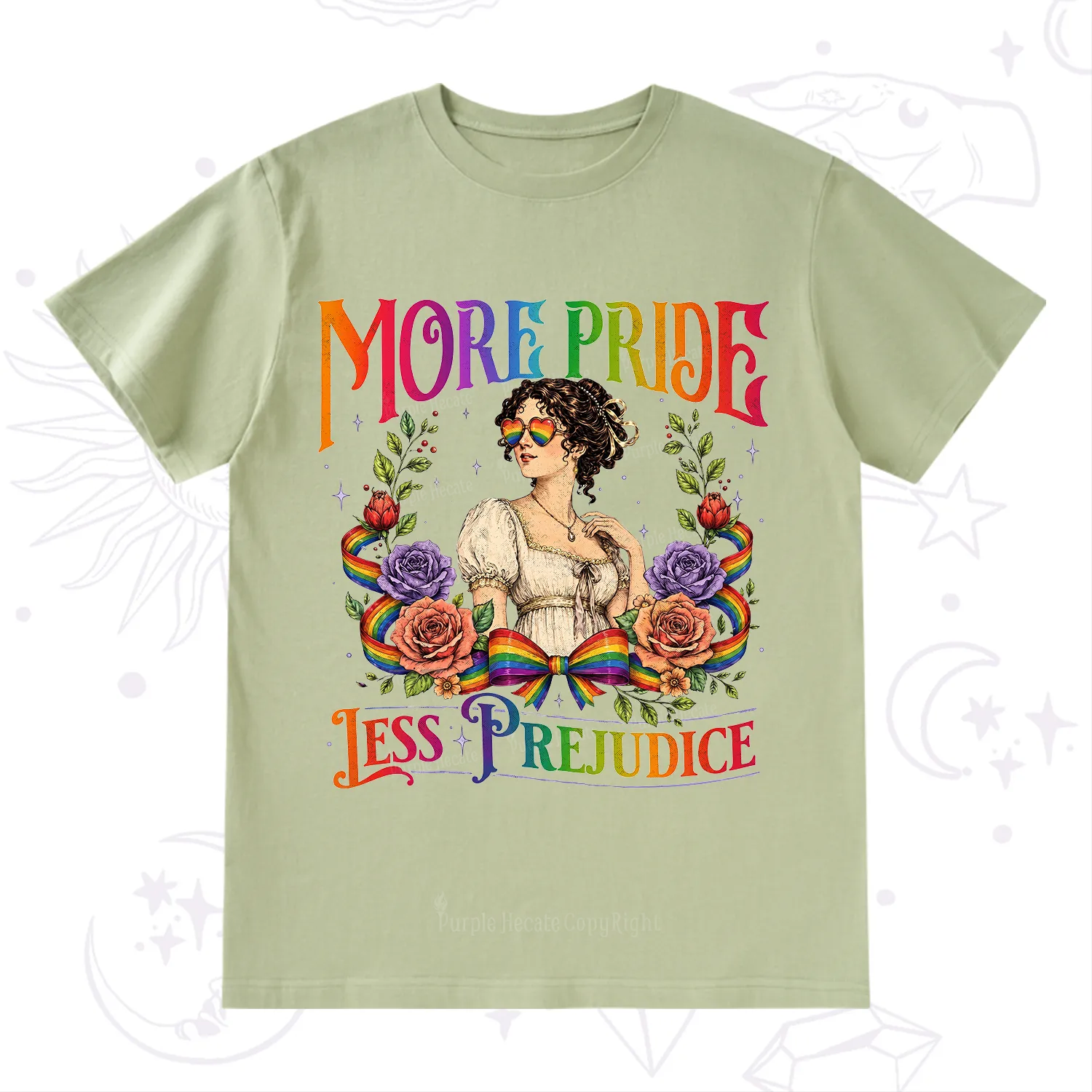 Purplehecate More Pride Less Prejudice Pride T-Shirt