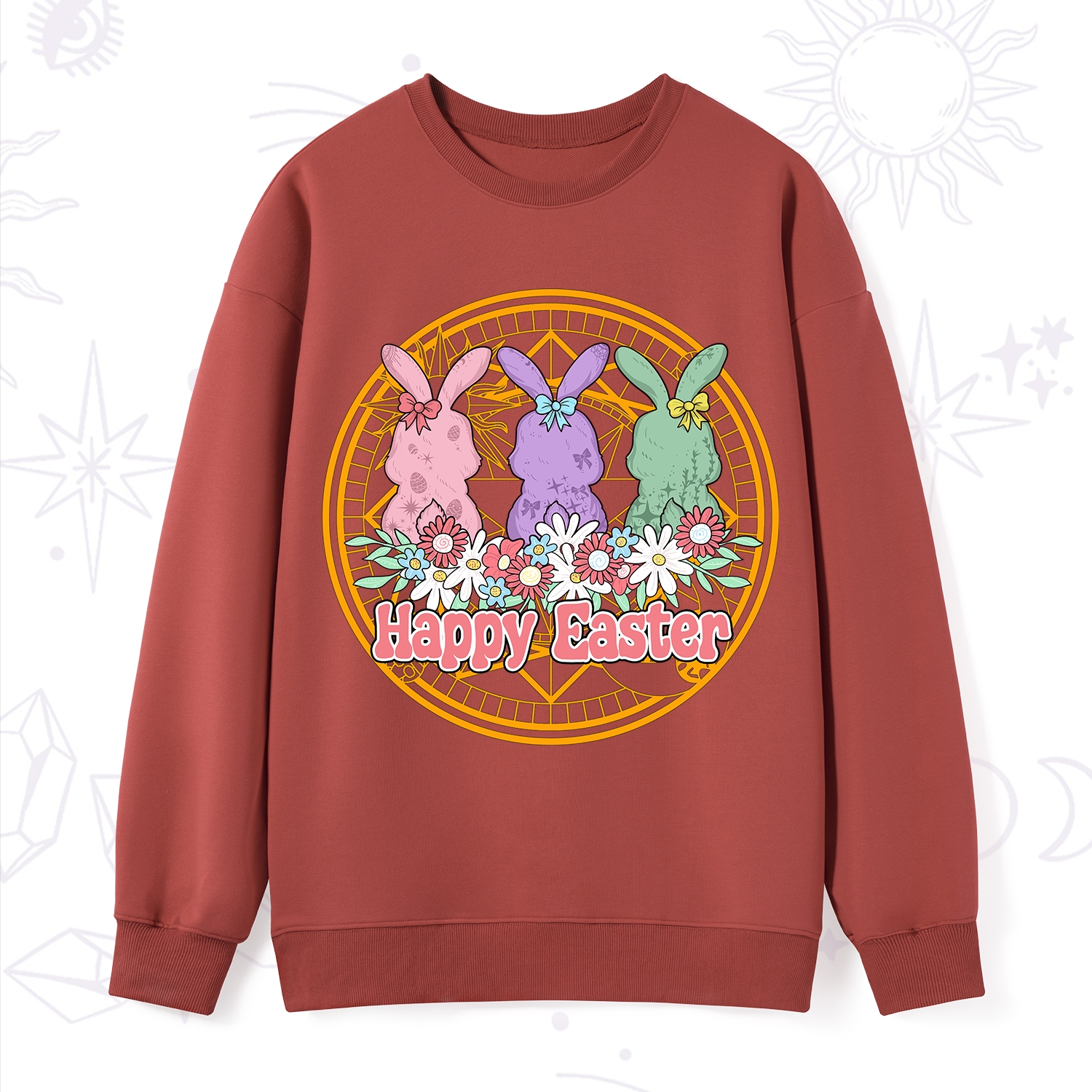 Purplehecate Happy Easter Bunny Sweatshirt