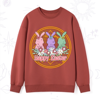 Purplehecate Happy Easter Bunny Sweatshirt
