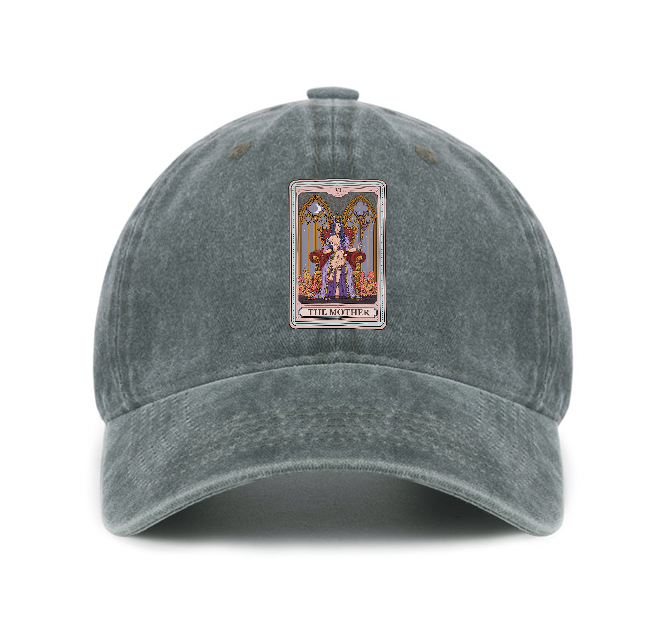 Purplehecate The Mother Tarot Card Baseball Cap