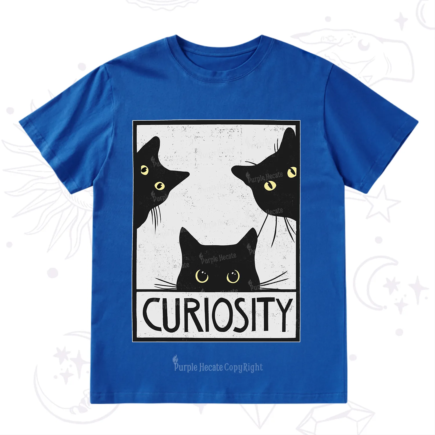 Purplehecate Curiosity Cat T-Shirt