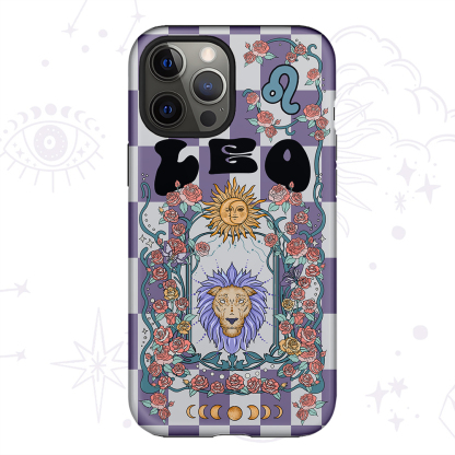 Purplehecate Leo Spirit Zodiac Collage Phone Case