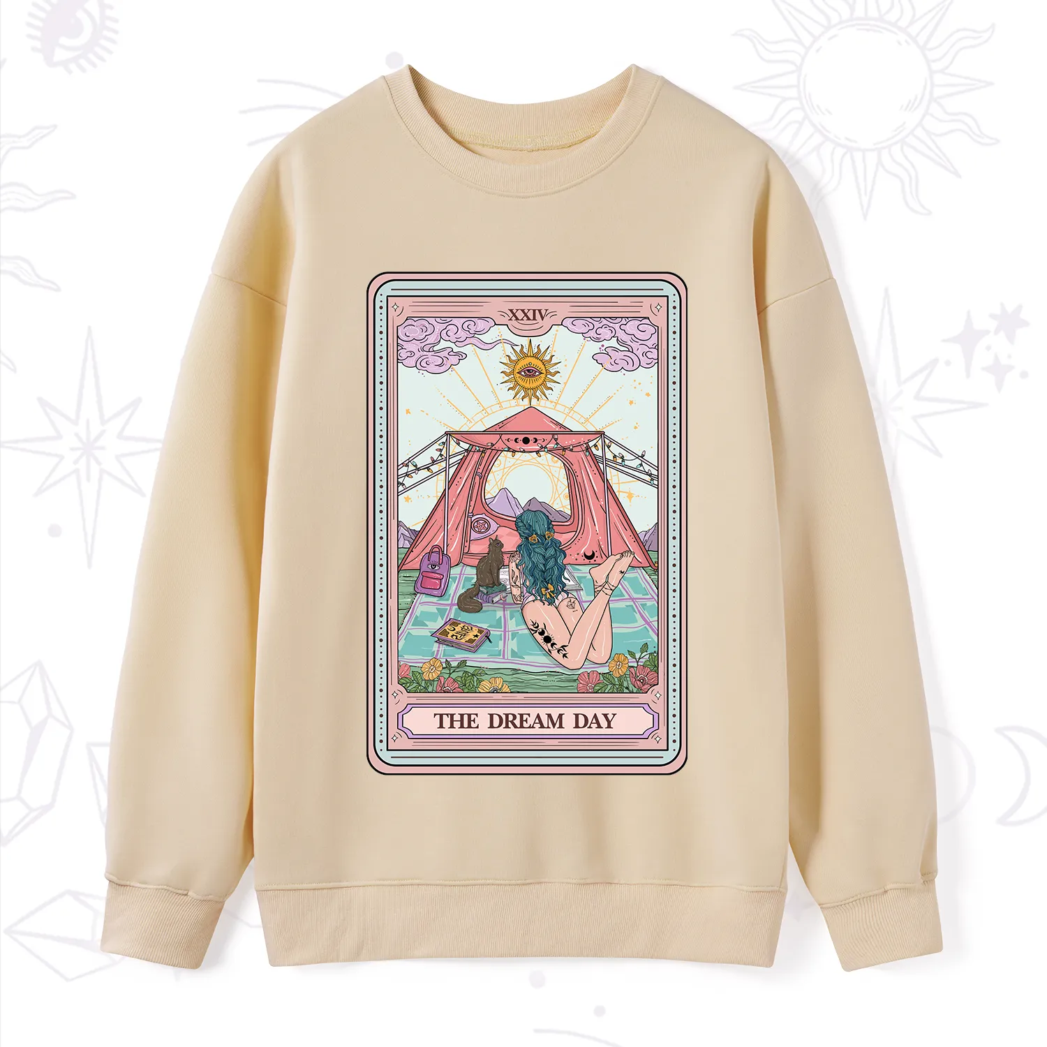 Purplehecate The Camp Lover Tarot Sweatshirt