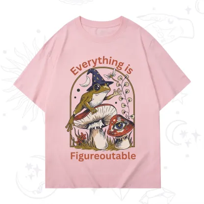 Purplehecate Everything Is Figureoutable Frog T-Shirt
