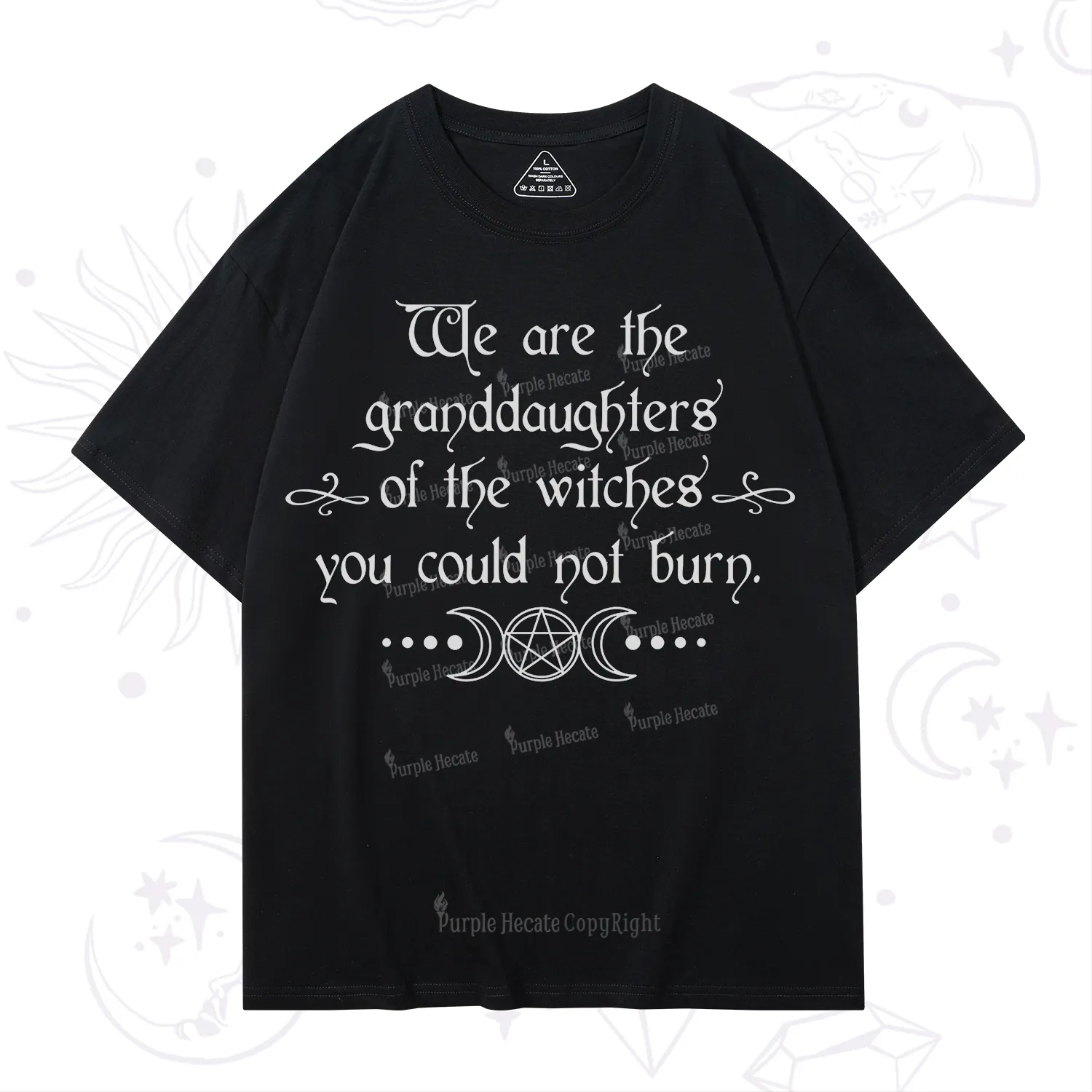 Purplehecate They Didn't Burn Witches They Burned Women T-Shirt