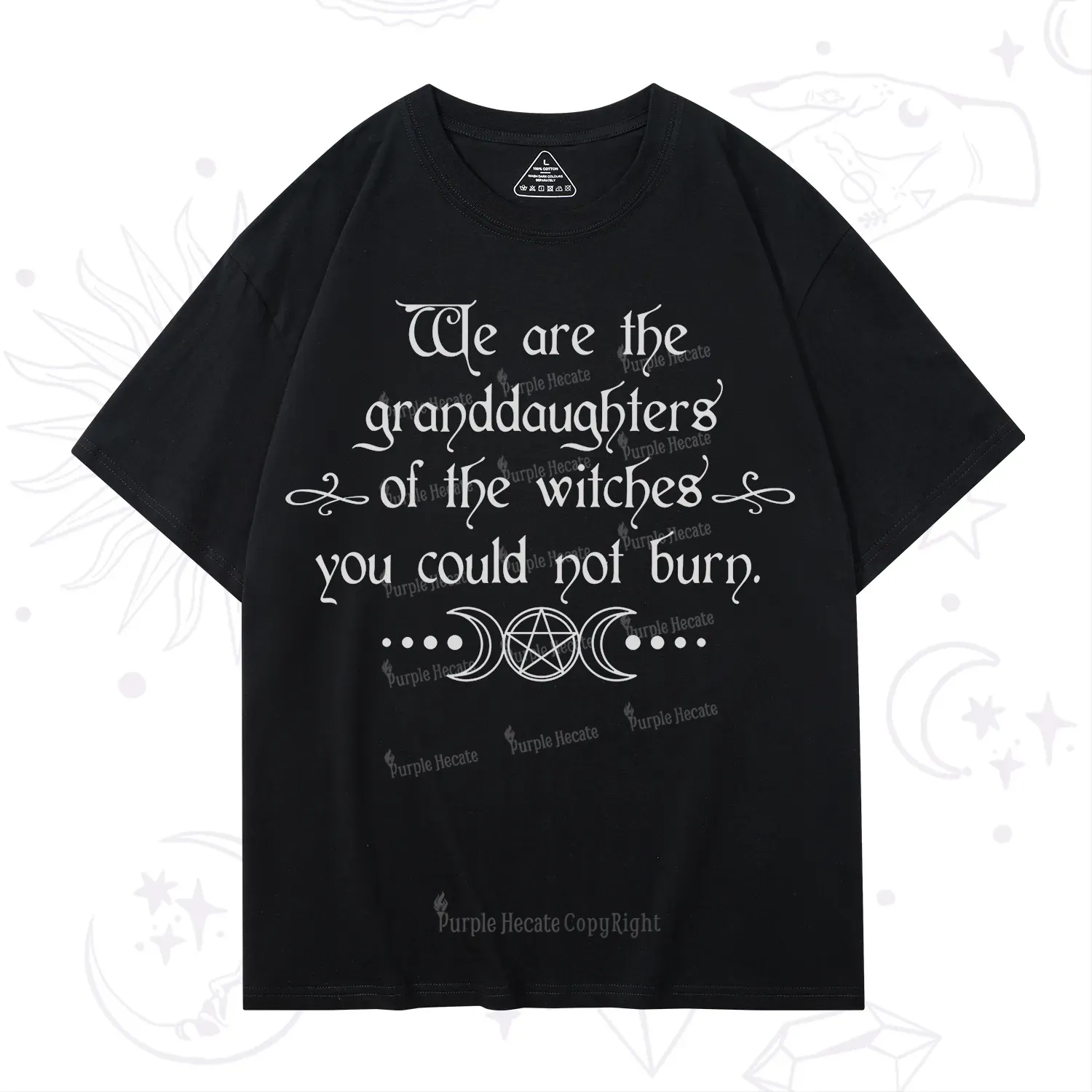 Purplehecate They Didn't Burn Witches They Burned Women T-Shirt