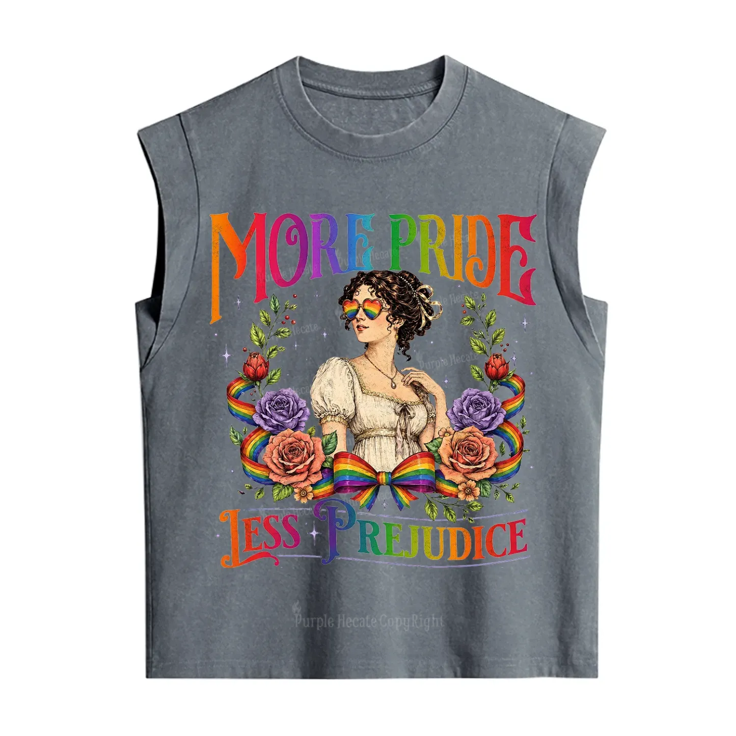 Purplehecate More Pride Less Prejudice Pride Vintage Washed Tank