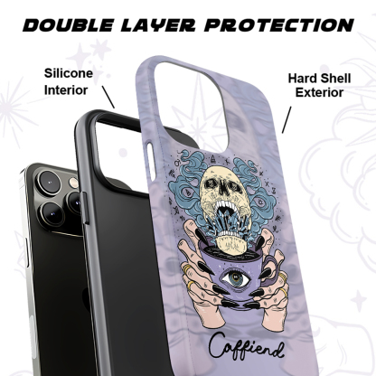 Purplehecate Caffiend Collage Phone Case