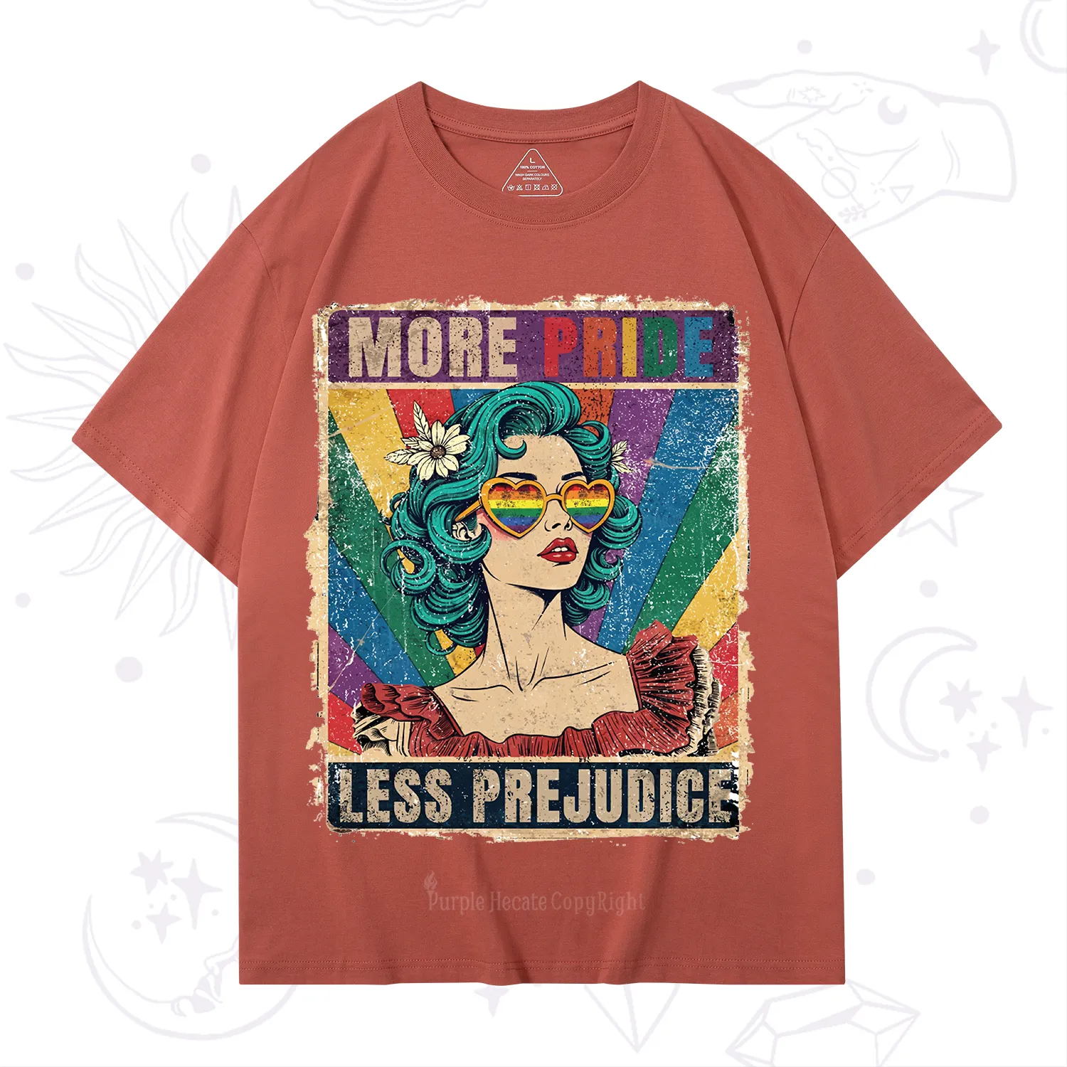 Purplehecate More Pride Less Prejudice T-Shirt