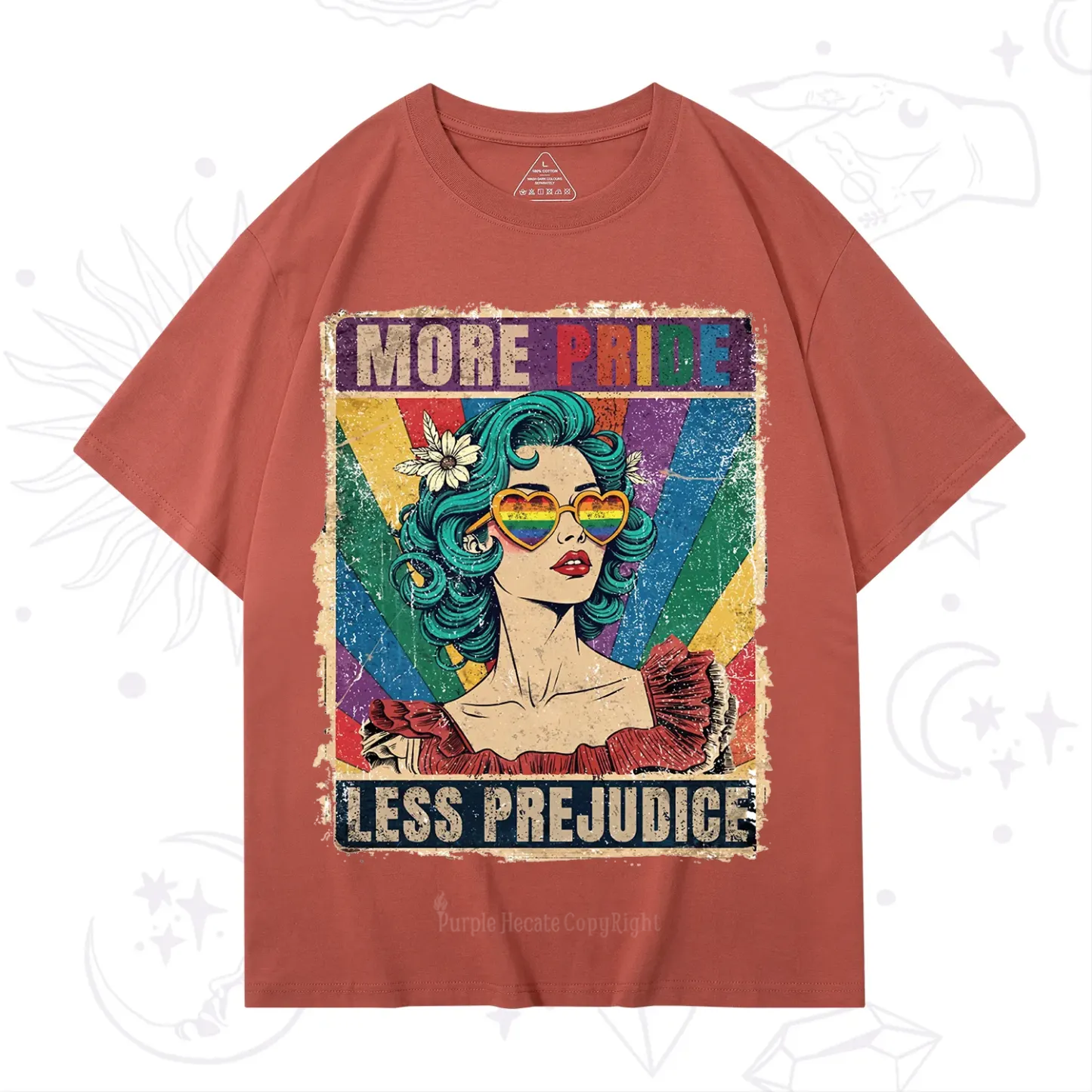 Purplehecate More Pride Less Prejudice T-Shirt